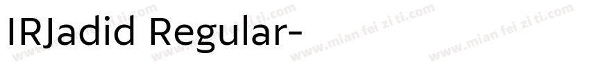 IRJadid Regular字体转换